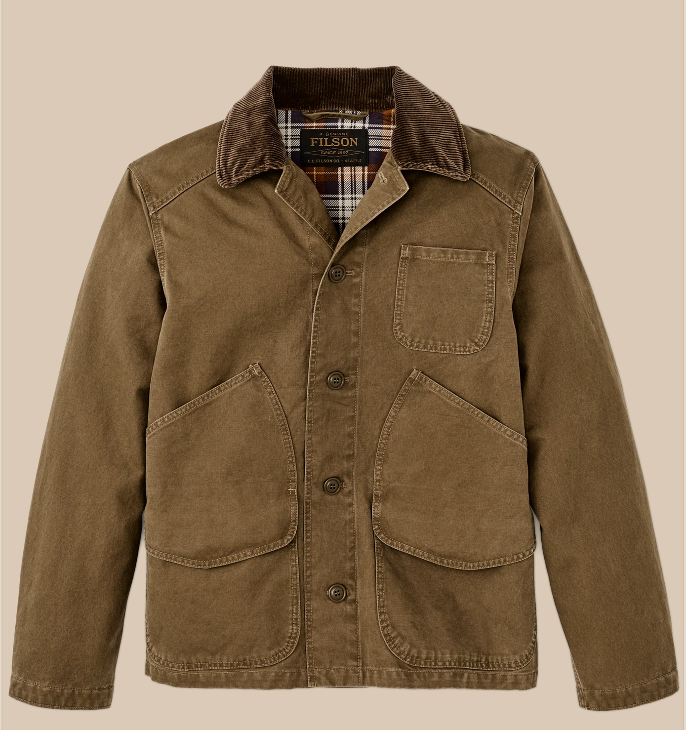 FILSON CANVAS OUTFITTER JACKET | THE DUTCHESS